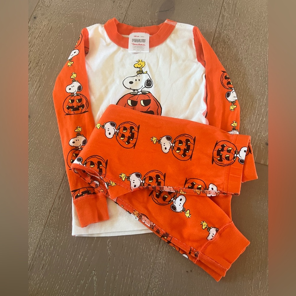 Hanna Andersson, Hanna Andersson Pajamas, Peanuts, Long John Pajamas